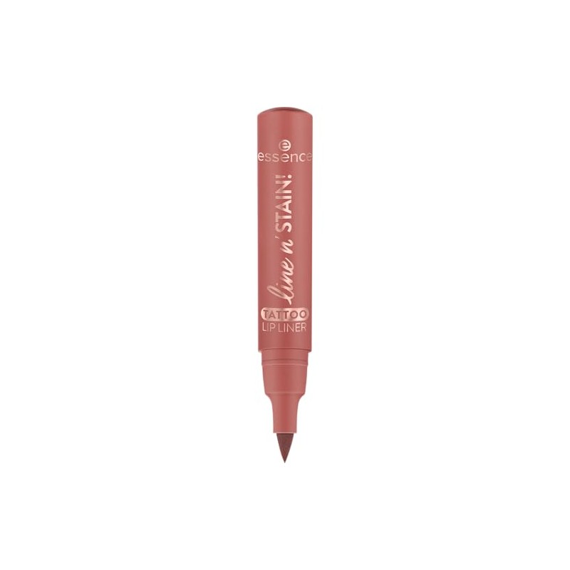 essence line n' STAIN! TATTOO LIP LINER, 02, brown, long-lasting,