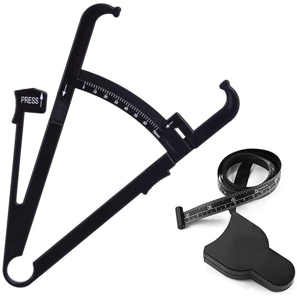 Exeton Fat Tester, [2 in 1] Personal Body Fat Tester