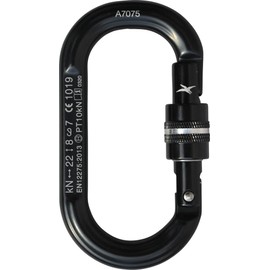 Loc'Teryx RTAV12110N Climbing Climbing Carabiner Prey EVO Screw Black (BK)