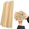 30pcs Wooden Dowels, 20cm x 5mm, Hardwood Sticks,Dowel Rods, Smooth