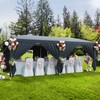 GarveeLife 10x20 Heavy Duty Pop Up Canopy Tent with 6