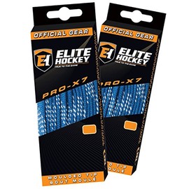 Elite Hockey Pro-X7 Skate Laces (DBL, X7-Royal, 96")