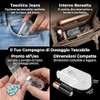 Compact Transparent Pill Cutter - Precise Steel Blade, Easy and