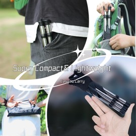 Portable Camping Stool Folding Camping Tripod Stools 3 Legs Tall Slacker Chair Tripod Seat for Travel Camping Fishing Hiking Gardening Picnic Beach BBQ Outdoor