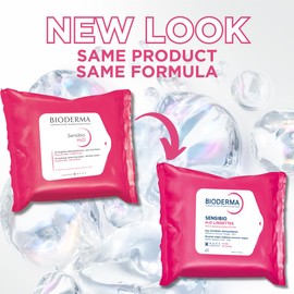 Bioderma - Sensibio H2O Wet Wipes Cleansing and Makeup Removing Skin Soothing 25 for Sensitive Skin Unscented / 바이오더마 - 센시비오 H2O 물티슈 클렌징 및 메이크업 제거 피부 진정 민감한 피부를 위한 25개 Unscented