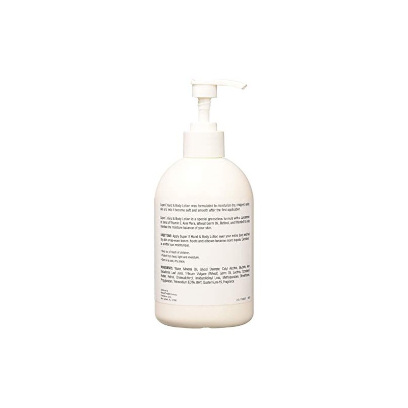 Super E Hand and Body Lotion, 16 oz.