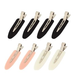 Triko Pinzas para Cabello, Clips para Cabello, Broches para Cabello,Prensas para el Pelo, Diseño Ergonómico y Resultados Profesionales, Ideal para Alisar, Rizar o Dar Volumen. Ideal para todo Tipo de Cabello (8 Piezas)
