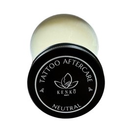 Tattoo Aftercare 30g | Keeps Tattooed Skin Hydrated & Bacteria Free! | Vegan and Organic Tattoo Cream (Neutral)