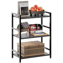 Zenira 3 Tier 28" Tall Bookshelf 20 Inch Wide, Small Bookcase with Open Shelves 3 Shelf Bookcase Small Bookshelf