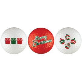 EnjoyLife Inc Christmas Candy Cane Golf Ball Gift Set