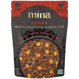 Mina, Harira Moroccan Chickpea & Lentil Soup, 10 Ounce