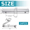 Otoolling 24 Pack Scaffolding Coupling Pins 1-1/4" OD x 9"
