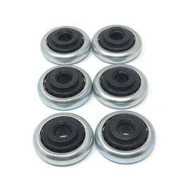 jkhandel 6 pieces maxi ball bearings 40 mm with collar inner diameter 10.0 mm