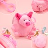 Niceup 24 Pack Mini Stuffed Animals Coin Purse for Party