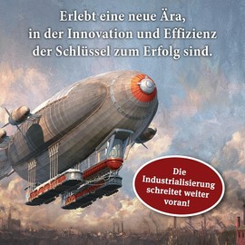 Kosmos 682309 Anno 1800 Board Game Expansion by Martin Wallace, More Strategic Opportunities, New Order Cards and 6-Piece Solo Campaign