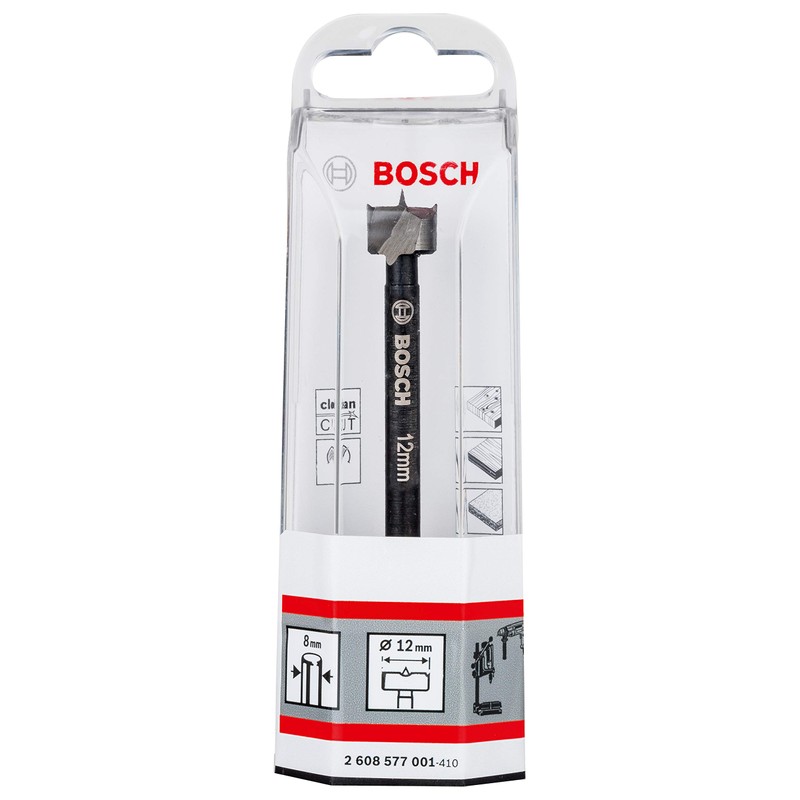 Bosch Professional Forstner Drill Bit (for Wood, Ø 12 mm,
