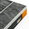 RIDEX Cabin Air Filter 424I0672 Pollen Filter Activated Carbon Height: