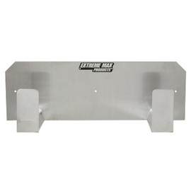 Extreme Max 5001.6029 Dual Helmet Hanger Aluminum Storage Rack Organizer for Enclosed Race Trailer, Shop, Garage, Storage