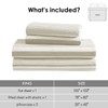 ClevaHome Classic Stripe Sheet Set - 4 Pieces Super Soft