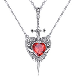 JBAERD Yin Yang Necklace for Couples 925 Sterling Silver Yin Yang Pendant for Him and Her Promise Jewelry for Couple Birthday Gifts for Women Men