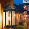Roravilila Dusk to Dawn Large Outdoor Wall Light 17 Inch,