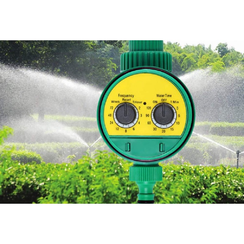 unbrand Electronic Garden Water Timer Digital Solenoid Valve Irrigation Sprinkler