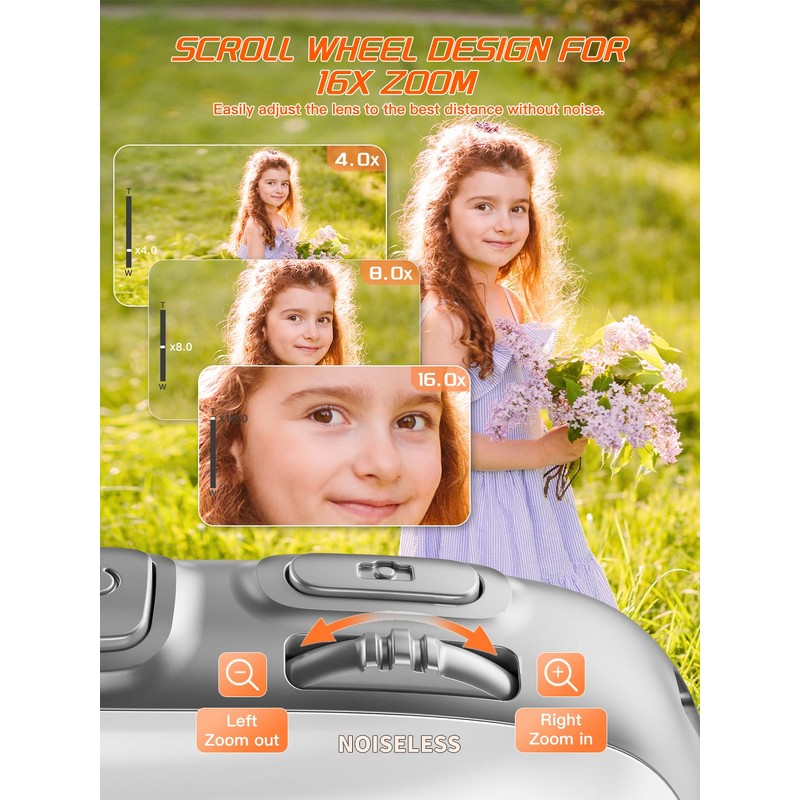 NBD 64MP Digital Camera with 4K Vlogging Capability, Plug &