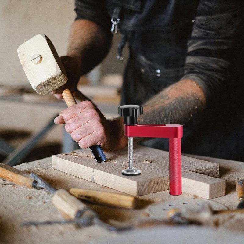 Workbench Clamping Tools, Clamping Range 0-80 mm, with Non-Slip Bases,