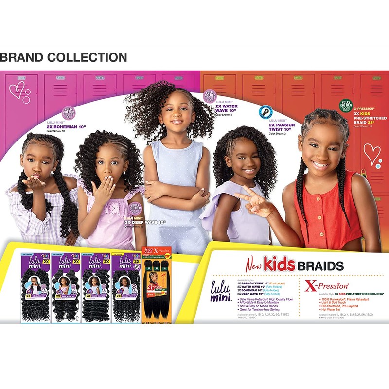 LULUTRESS Sensationnel Crochet Braids Lulu Mini Fully Folded 2X Bohemian