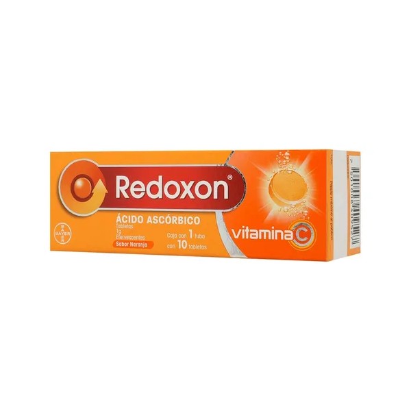 Redoxon Sabor Naranja Tableta Efervescente 1 G, 10 Tabletas