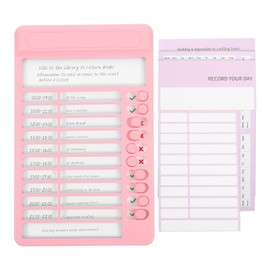 Operitacx 1set Reminder Chart for Boys and Girls Multi-functional Chores Tracker for Students Erasable Behavior Board for Household and Classroom Use Encourages Responsibility and Habits