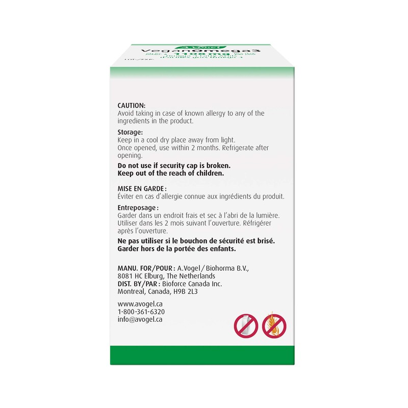 A.Vogel A.Vogel Vegan Omega 3- No Fishy Aftertaste - Sugar,