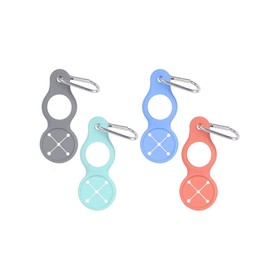 ARFUKA Water Bottle Clip Silicone Water Bottle Carrier with Carabiner Water Bottle Hanging Buckle Towel Hook Clip Accessories Hook Backpack Hanger for Outdoor Activities or Daily Use Pack of 4