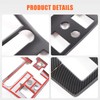 Heutamo Center Console Gear Shift Panel Cover Trim Compatible with