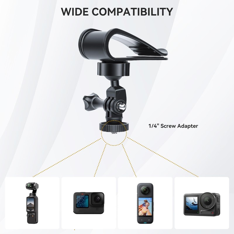 UTEBIT Car Sun Visor Mount, Quick Clip Sun Visor Mount