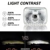 QULOOX Fit Ford Ranger 1983-1988 Pair 7X6"inch H4 6000K LED