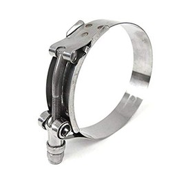 HPS Performance Stainless Steel T-Bolt Hose Clamp Size # 116, fit 4.25" ID hose SSTC-114-122 Polish 4.49"-4.80" (114mm-122mm)