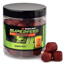 Tandem Baits Carp Feed Fishing Food Hook Pellets SuperFeed Hook Fatty Pellet 14mm 150g Robin Fruit