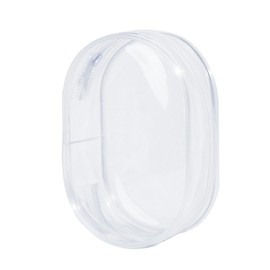 1 PCS Transparent Travel Toiletries Bags 9.5x6x13.5cm Clear Travel Toiletries Pouch PVC Portable Makeup Bags for Bathroom, Vacation