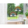 Betzold 765738 Rainbow Window Stickers Pack of 24 DIY Rainbow