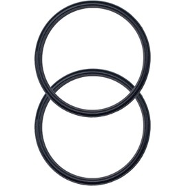 2 Pack - 30 oz Replacement Rubber Lid Ring, 3.7 Inch Diameter Gasket Seals, Black Lid Gasket Rings for Insulated Stainless Steel Tumbler fits Yti, Ozark Trail, Beast and Renowned Brands