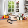 BWESOO 2 PCS Black Manual J Shape Ring Pull Can