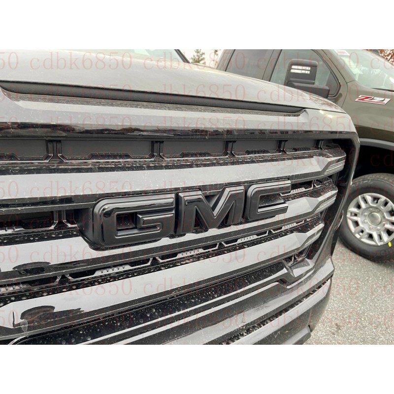 Auto Front Gloss Black Emblem Overlay 2019-2024 GMC Sierra 1500
