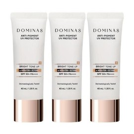 dominas [Dominas] TG Anti-Pigment UV Protector Bright Tone Up Sun Cream EX 40ml 3 pcs. Ss (50097065) 1 pc. / [도미나스] TG 안티 피그먼트 유브이 프로텍터브라이트 톤 업 선크림 이엑스 40ml 3개 Ss (50097065) 1개