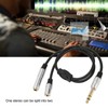 1 Split in 2 Sound Cable 1/4 Inch TRS Stereo