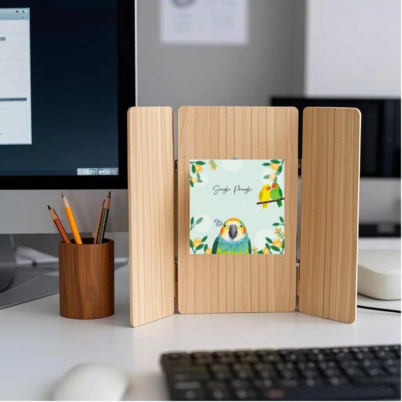 4 Pads Funny Bird Sticky Notes,Funny Animal Sticky Blank Space
