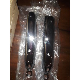 Unbranded 1967-68 FORD MUSTANG REAR BUMPER GUARDS  W/ PAD HOLES - LH RH Pair GT Shelby