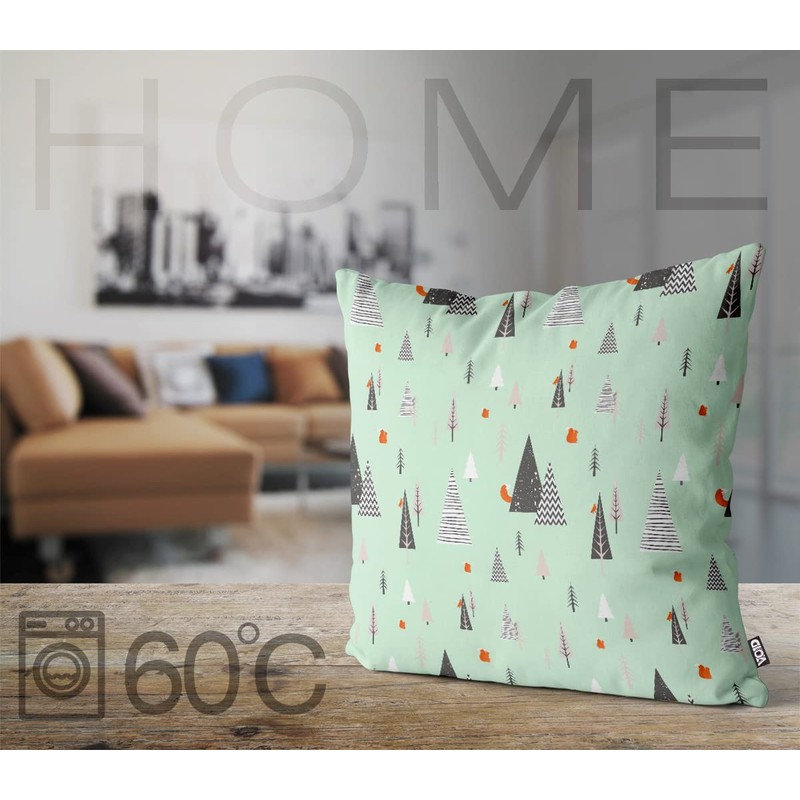 VOID Forest Squirrel 1 Cushion Cover Polyester Waterproof Outdoor Indoor