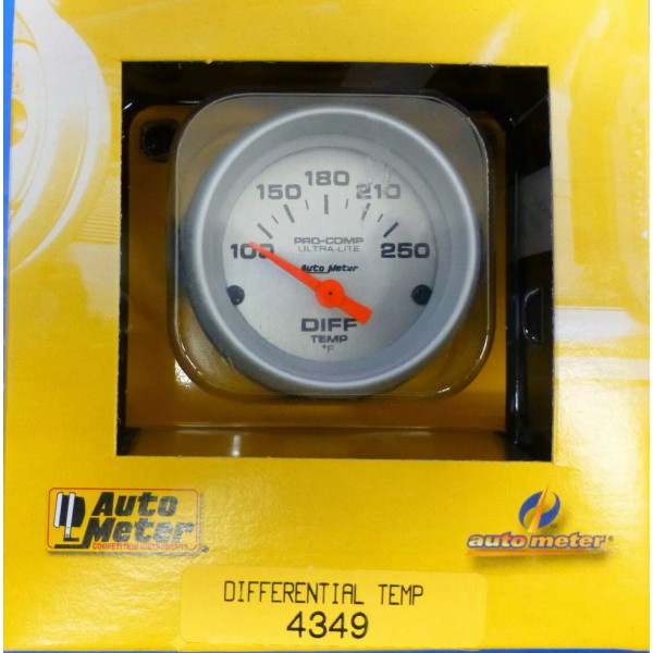 Auto Meter 4349 Ultra Lite Pro Comp Differential Temp Gauge