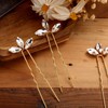 10 horquillas de cristal para novia, damas de honor y